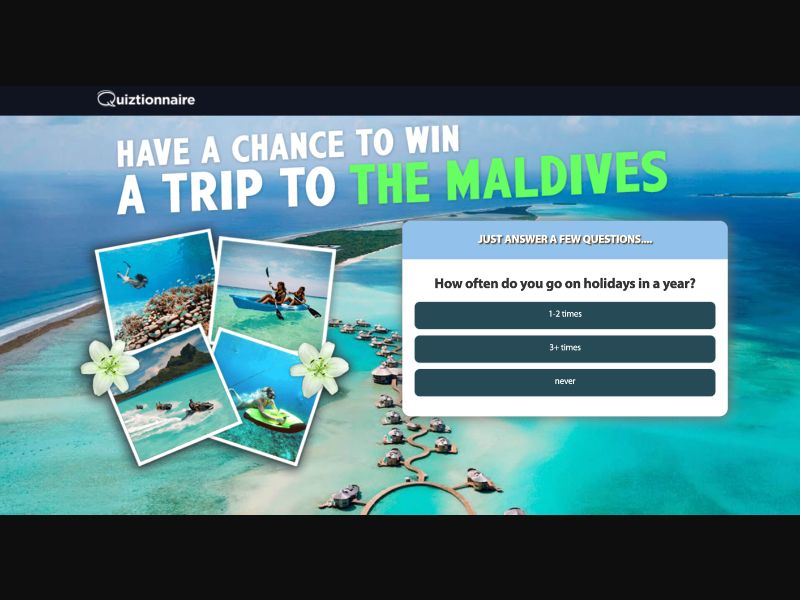 NZ - Quiztionnaire - Maldives - (CPL)