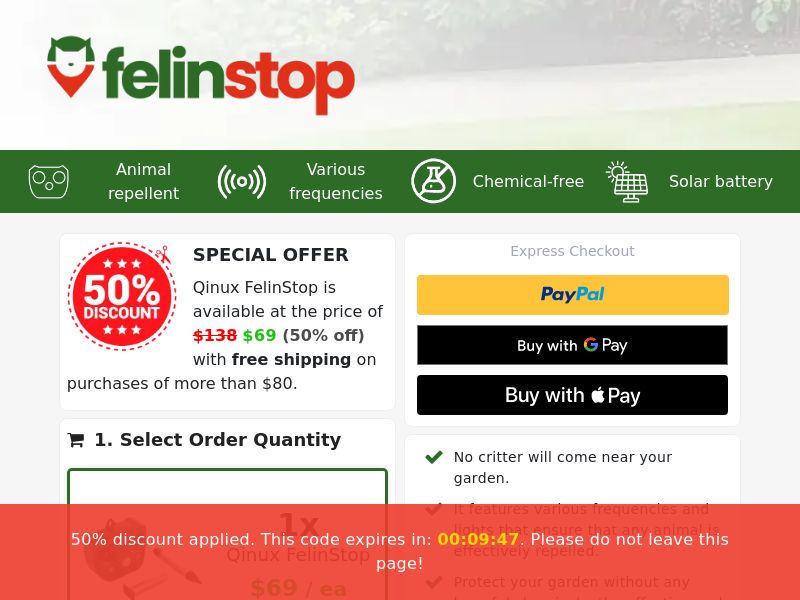 Qinux FelinStop SS - US/INTL
