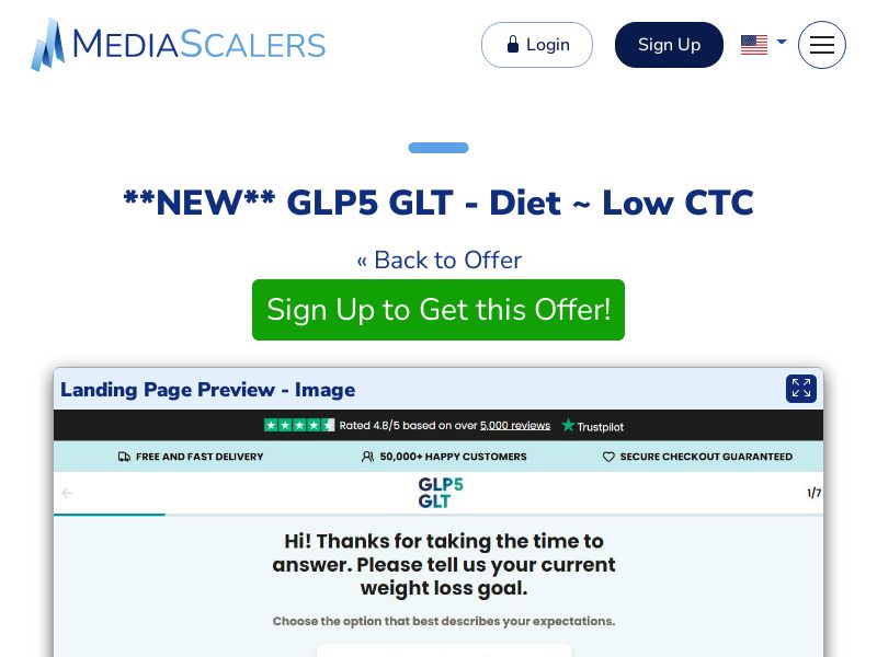 GLP5 GLT - Diet ~ Low CTC [UK]