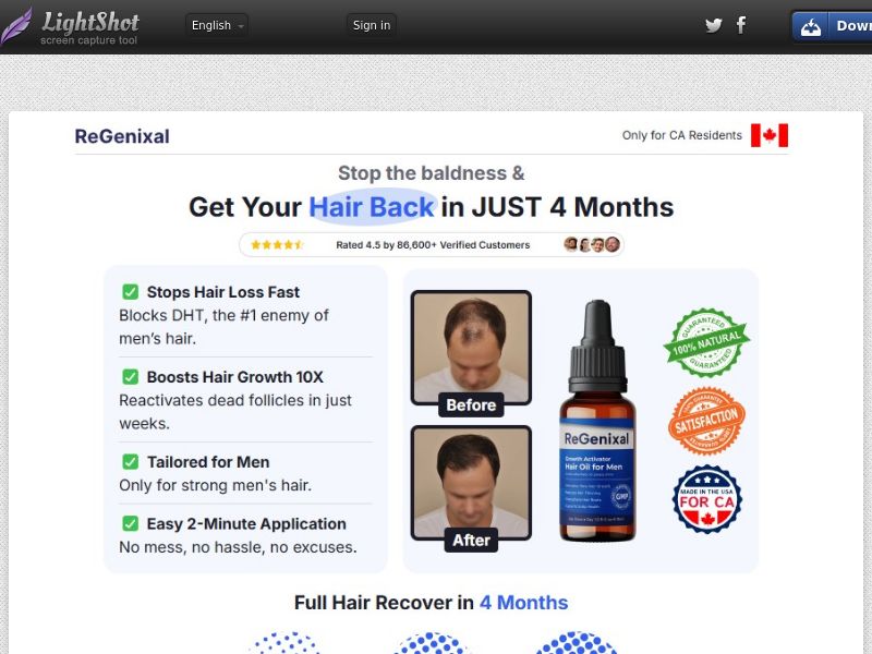 ReGenixal Hair Recover H | AU