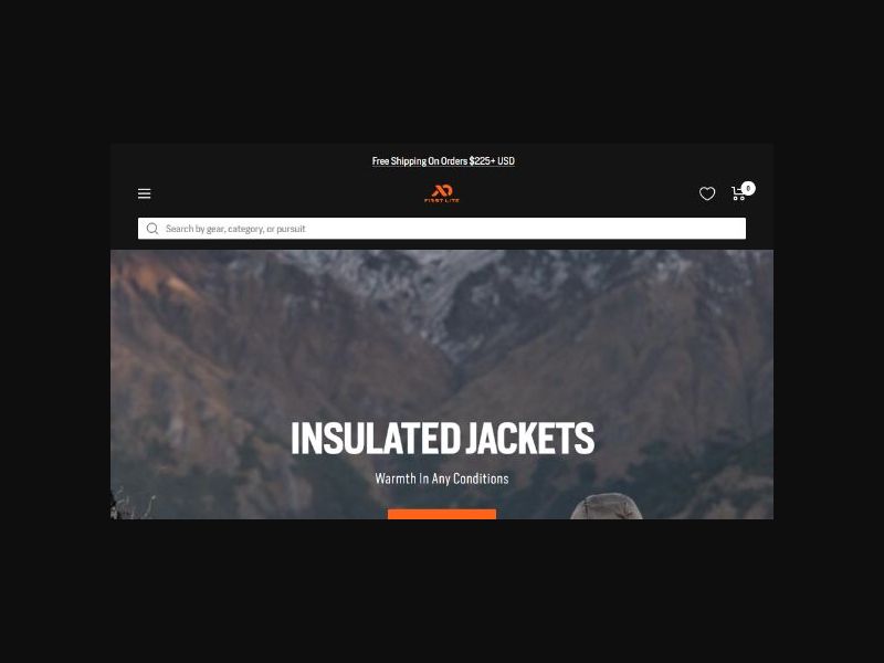 First Lite - Hunting Gear - RevShare (US)