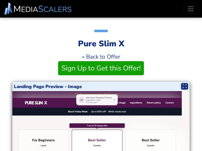 Pure Slim X (Event Tracking) [UK]