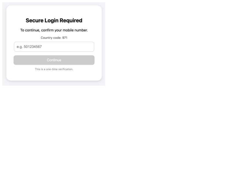Secure Login Zain