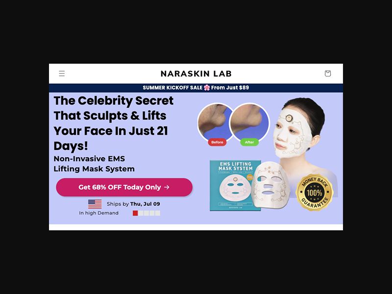 Naraskin - Anti-Aging Mask - CPS (US)