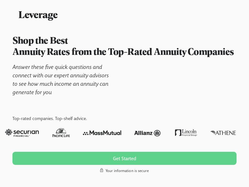 Annuity Lead - Leverage - CPA | US