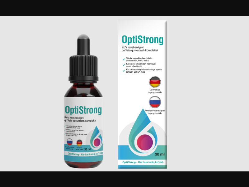OptiStrong - drops for vision