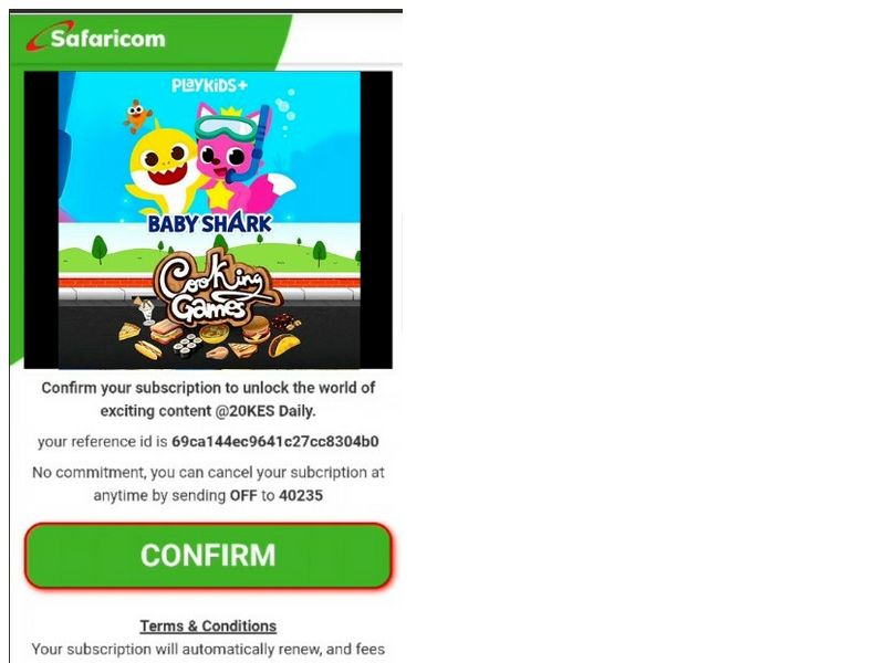 Cooking Games Safaricom