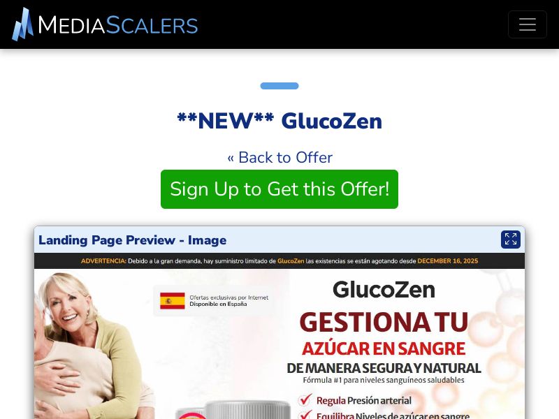 GlucoZen (Event Tracking) [ES]