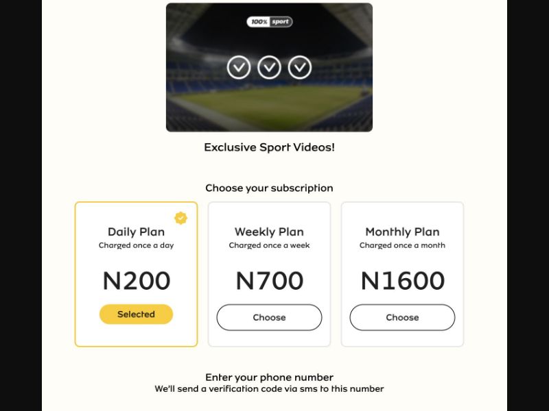 34790 - NG - [MOB] - Sports - MTN - Non-billable - 2 clicks