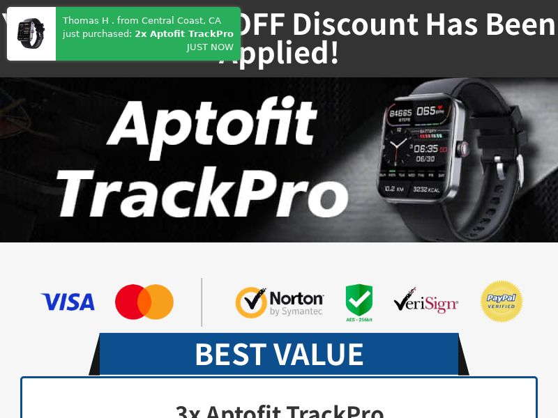 Aptofit TrackPro SS - US/UK/CA/AU 