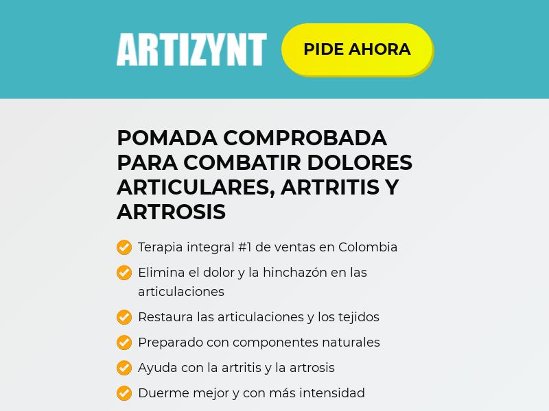 ArtiZynt GEL CO - Joint recovery
