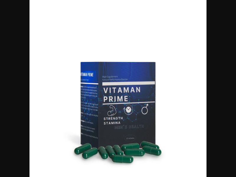 Vitaman Prime - capsules for prostatitis and potency | low price