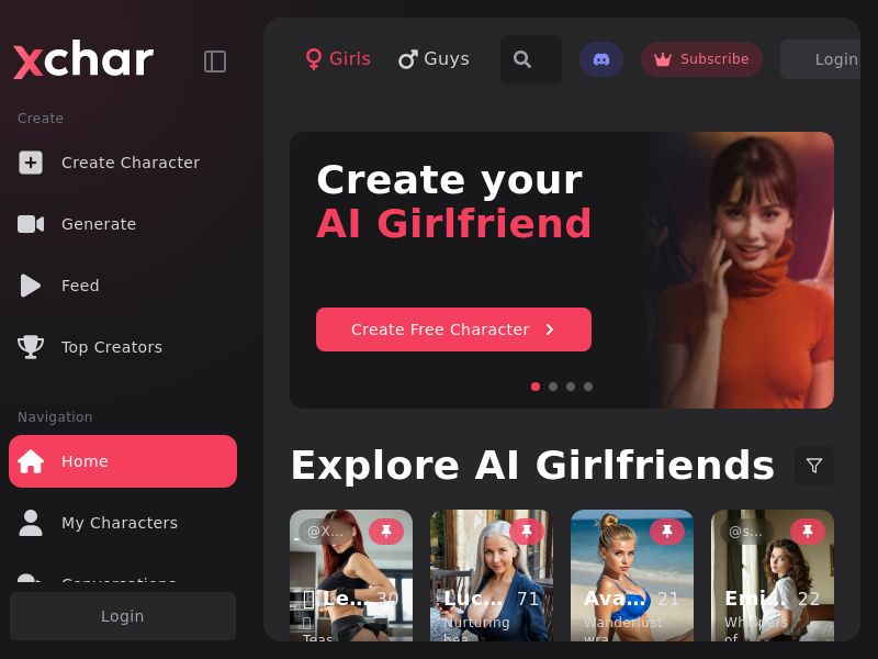 XCHAR.AI | LIFE REVSHARE | 50%