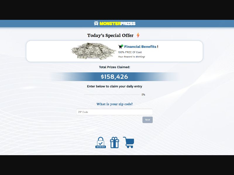 MonsterPrizes - Financial Benefits - US