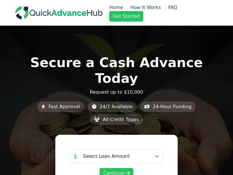 Quickadvancehub.com Loan CPL (Lead Gen) - United States