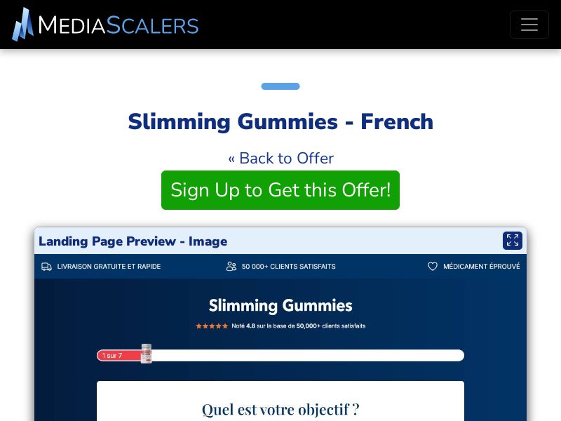 Slimming Gummies - French (Event Tracking) [FR, BE]