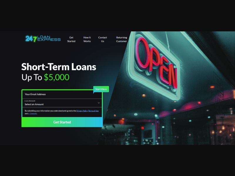 [WEB+MOB] 24/7 Loan Express (up to $5,000) /US RevShare [Approval Required] ★Top