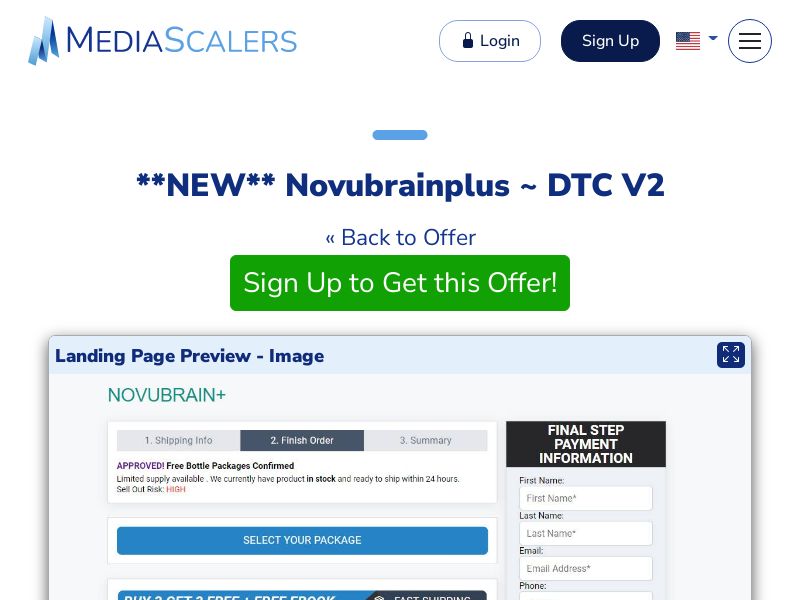 Novubrainplus ~ DTC V2 [US]