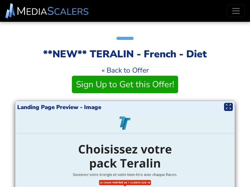 TERALIN - French - Diet {+Quiz, DTC} [BE]