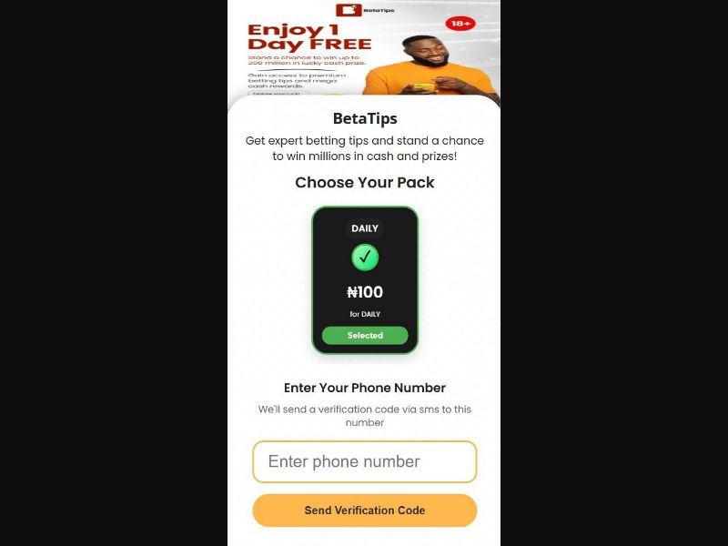 34604 - NG - [MOB] - BetaTips Evina - MTN - 2 Click