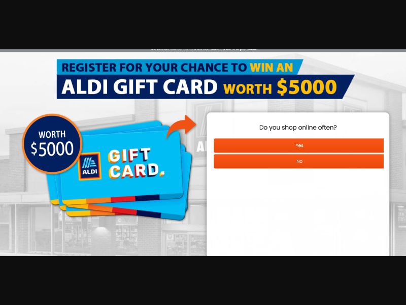 AU - Quiztionnaire - Aldi Giftcard 5000 - (CPL)