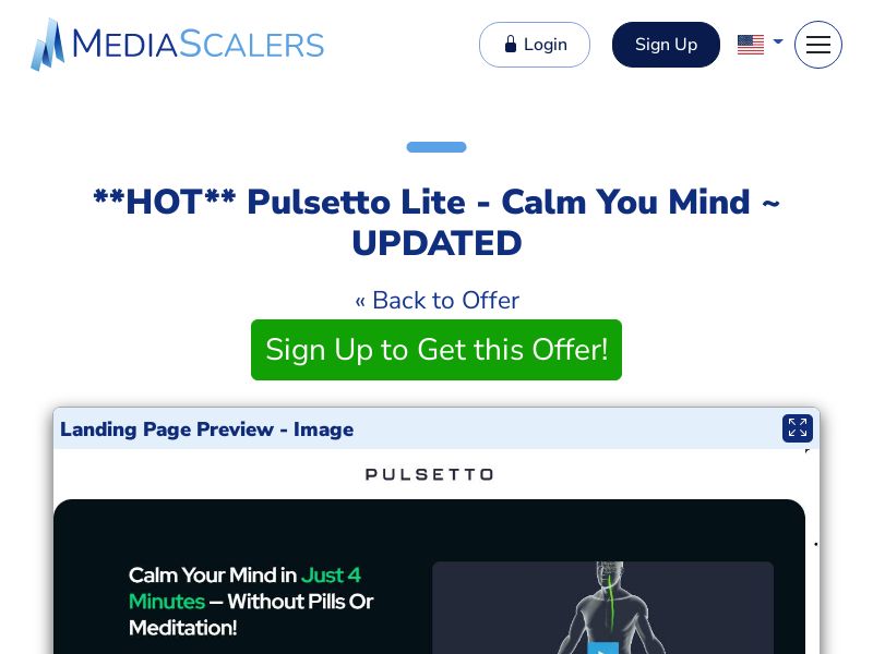 Pulsetto Lite - Calm You Mind ~ UPDATED {+DTC, Alt-Landers} [US, CA, AU, IL, ZA, NZ, CH, +126 More]