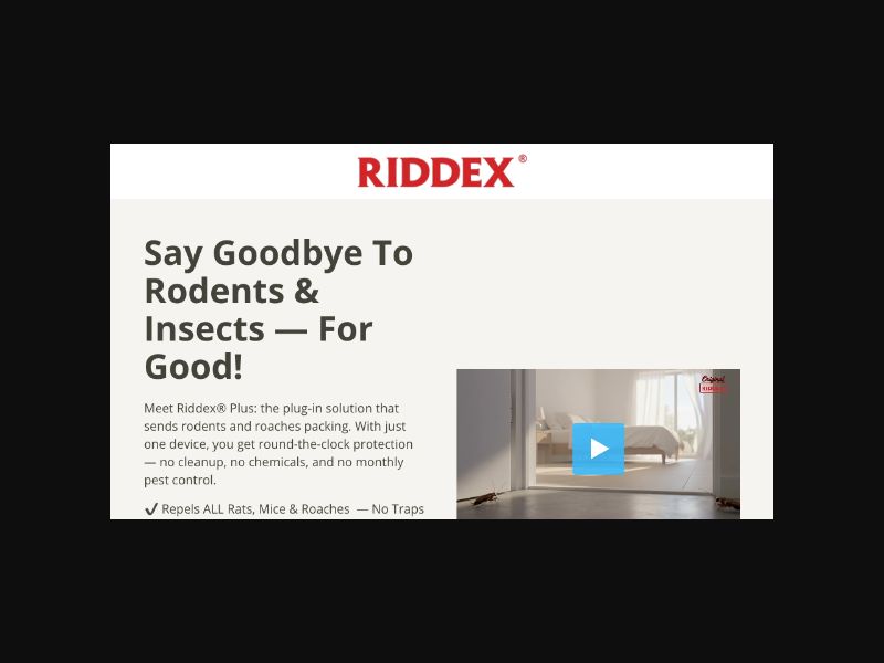 Riddex - Rodents and Insects - CPS (US)
