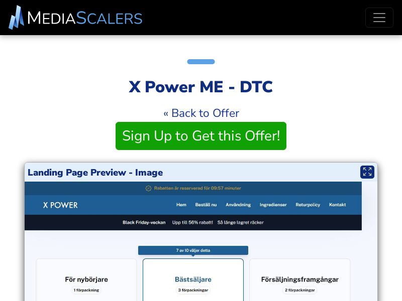 X Power ME - DTC (Event Tracking) [SE]