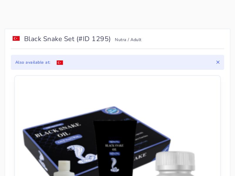 Black Snake Set 