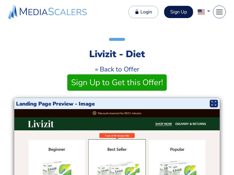 Livizit - Diet {+DTC} (Event Tracking) [IE]