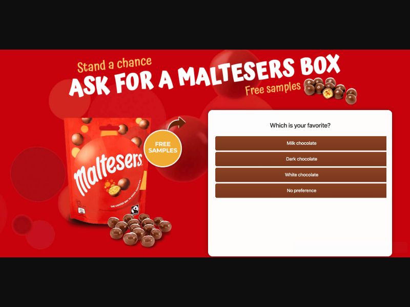  AU - Quiztionnaire - Maltesers - (CPL)