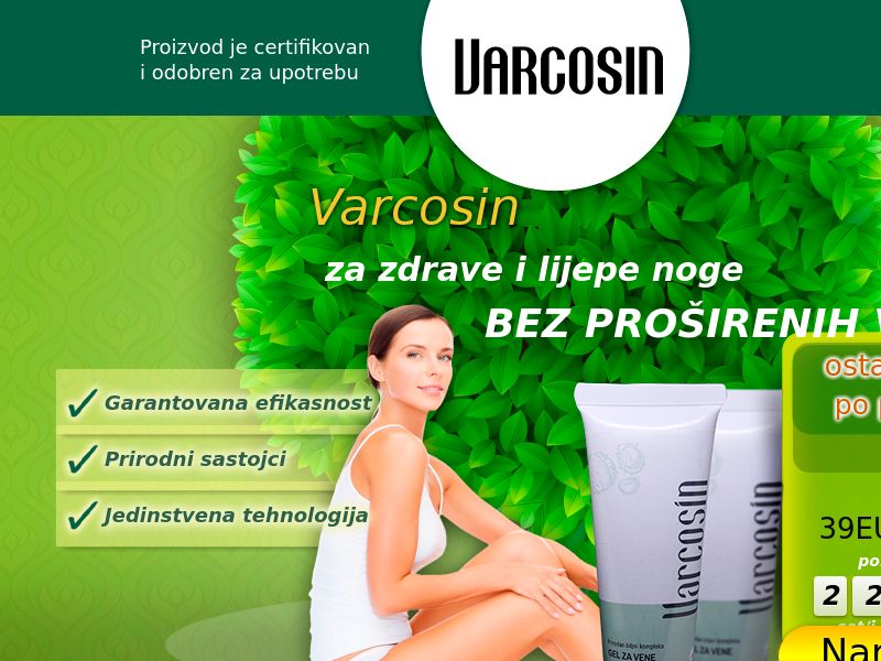Varcosin ME - varicose vein cream