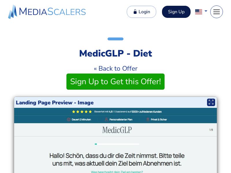 MedicGLP - Diet {+DTC, Quiz} [DE, AT, CH]