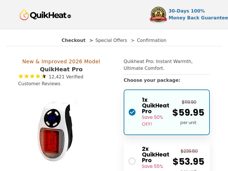 QuikHeat Pro - DTC [US] (Social,Banner,Native,Push,SEO,Search,Brand Bidding) - CPA