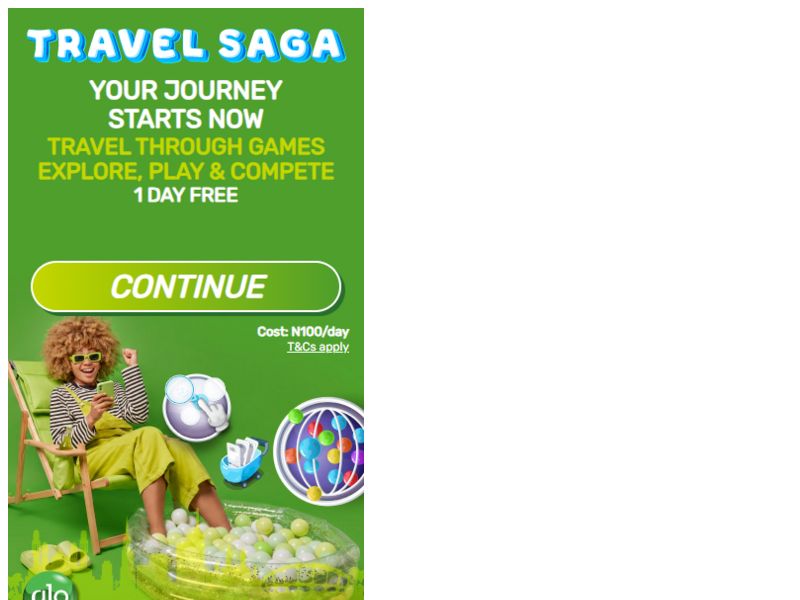 Travel Saga(NGT) 5 Glo