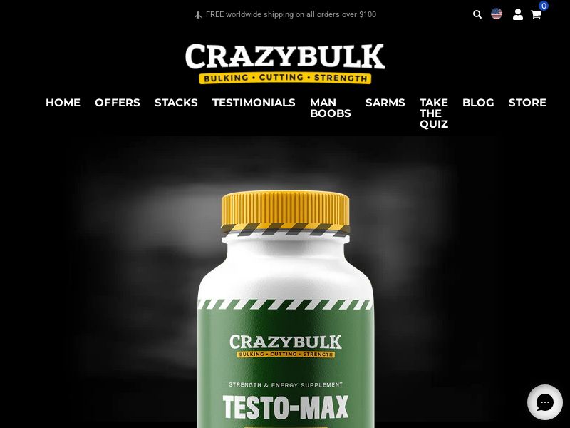 CrazyBulk Testo-Max - CPS | Int'l