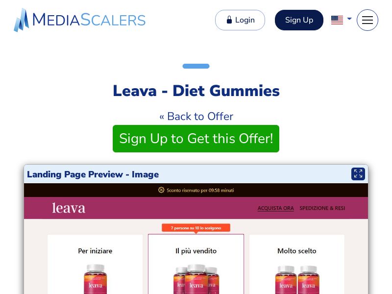 Leava - Diet Gummies {+DTC} (Event Tracking) [IT]