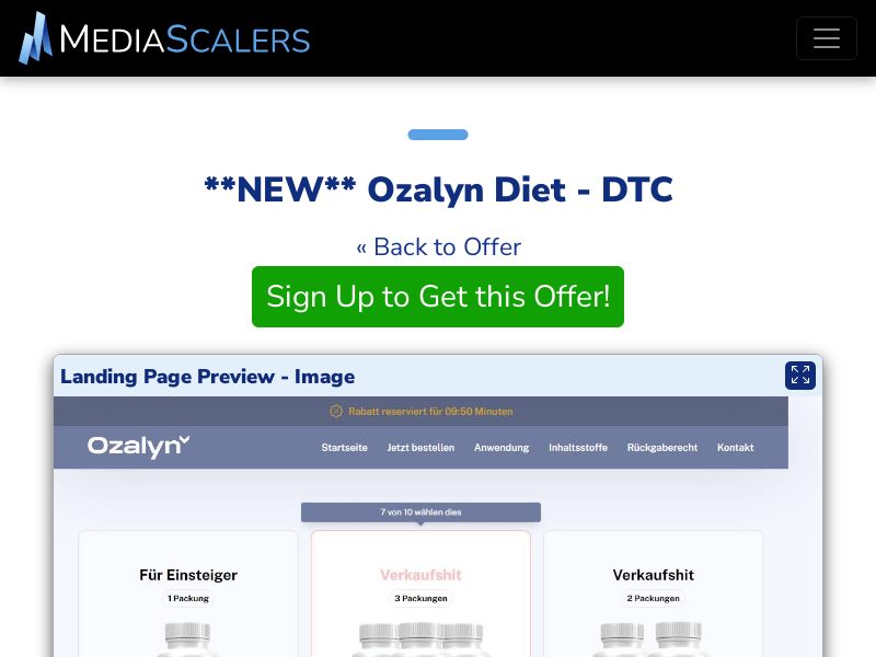 Ozalyn Diet - DTC (Event Tracking) [PT]