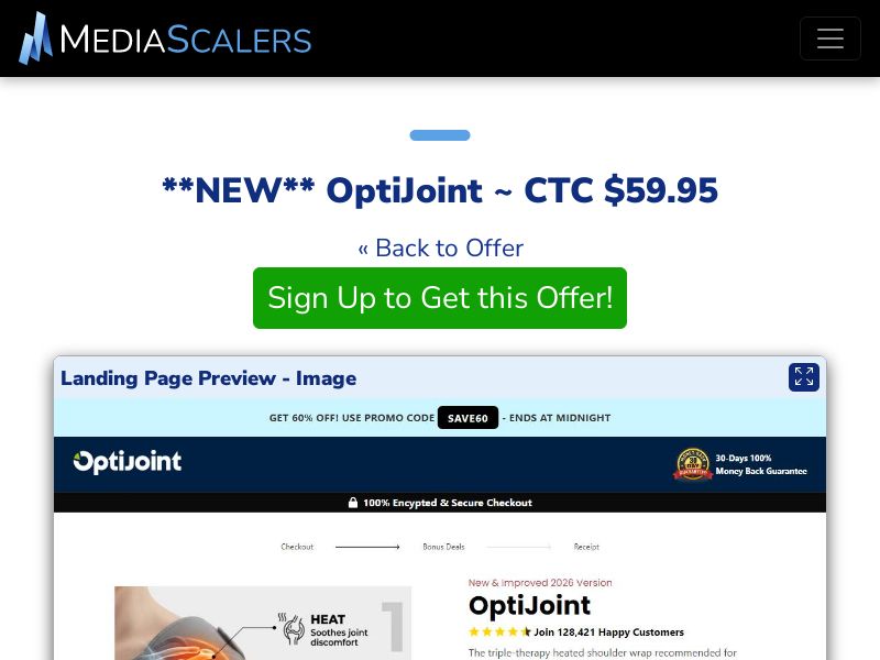 OptiJoint ~ CTC $59.95 {+DTC, Alt-Landers} (Event Tracking) [US]