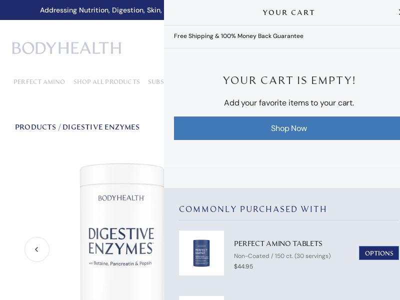 BodyHealth – Degistive Enzymes - CPS | Int'l