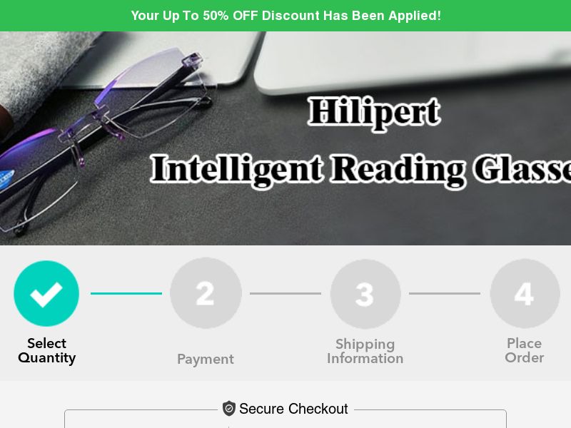 Hilipert Intelligent Reading Glasses SS - US/CA/UK/AU