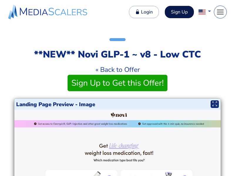 Novi GLP-1 ~ v8 - Low CTC (Event Tracking) [US]