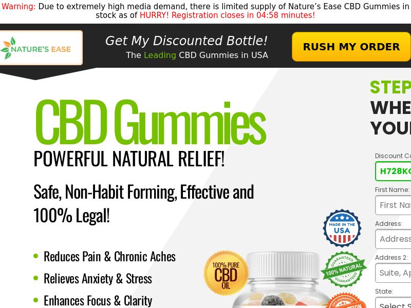 Natures Ease CBD SS - US