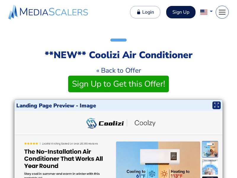 Coolizi Air Conditioner {+DTC, Advertorial} [UK]