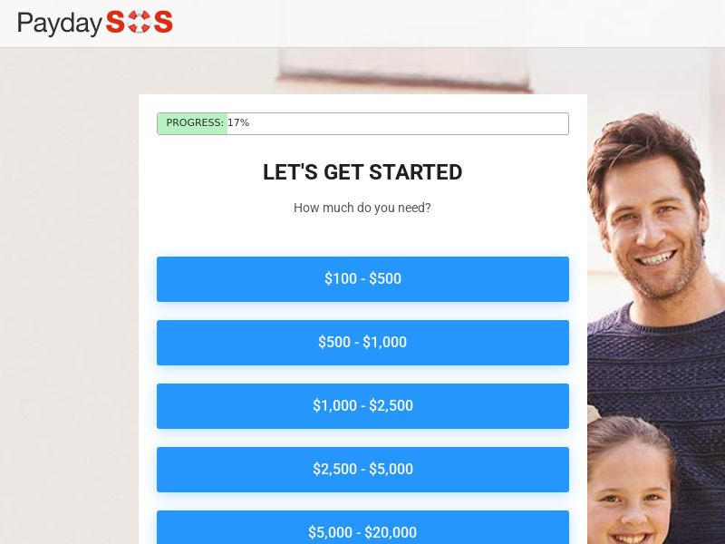 Payday SOS - Loans up to $50k - RevShare (US)