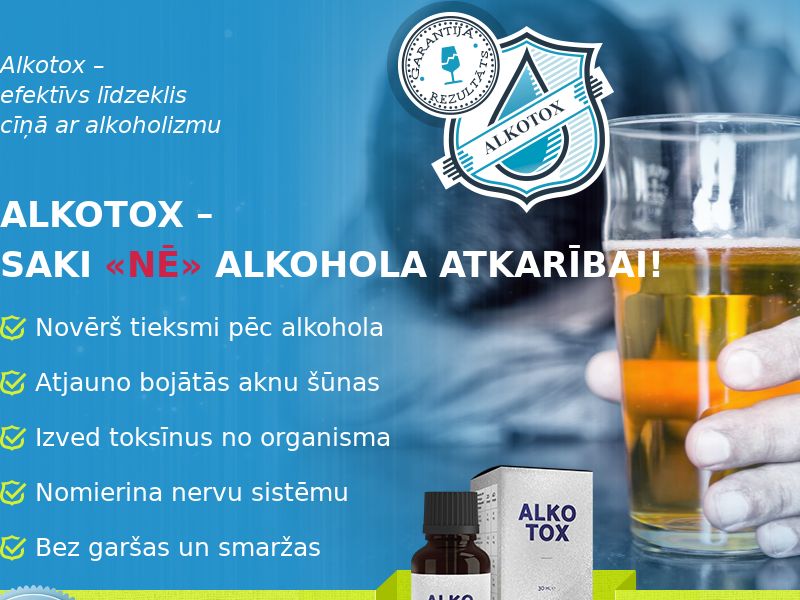 ALKOTOX LV - alcoholism treatment product