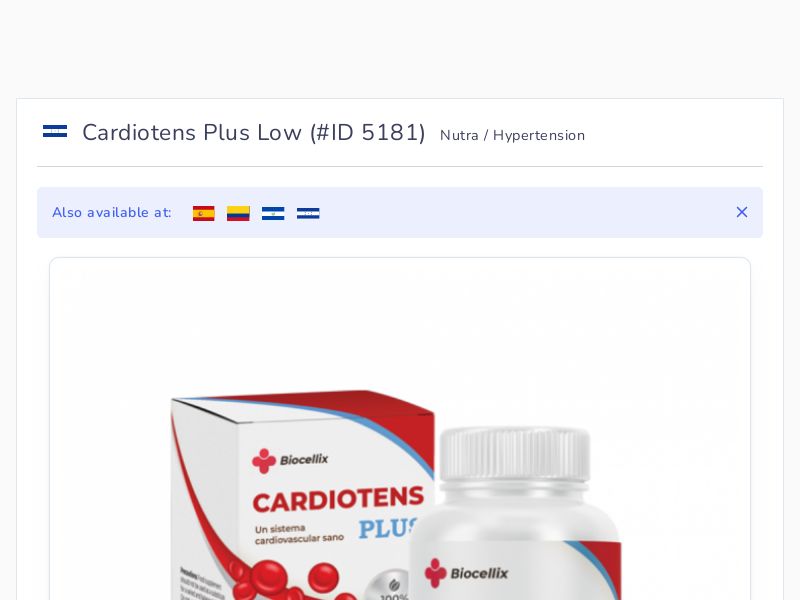 Cardiotens Plus Low