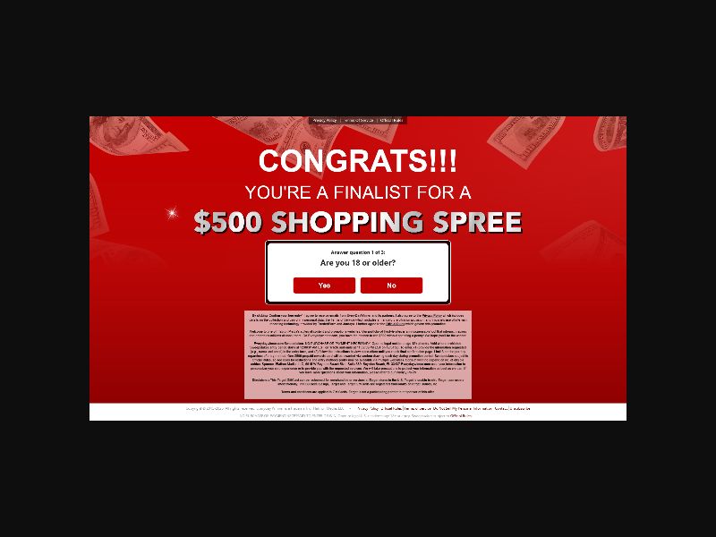 Everyday Winner - Target $500 Gift Card - SOI (US)