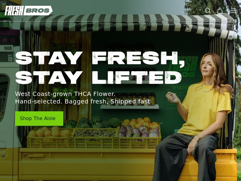 ! NEW OFFER - Fresh Bros Premium THCA [US] (Social,Banner,Native,Push,SEO,Search,Brand Bidding) - Revshare