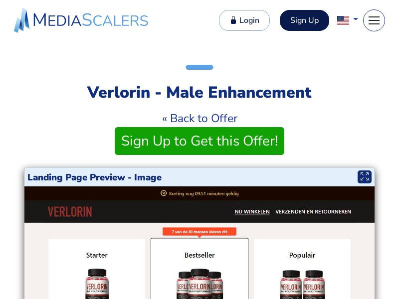 Verlorin - Male Enhancement {+DTC} (Event Tracking) [NL, BE]